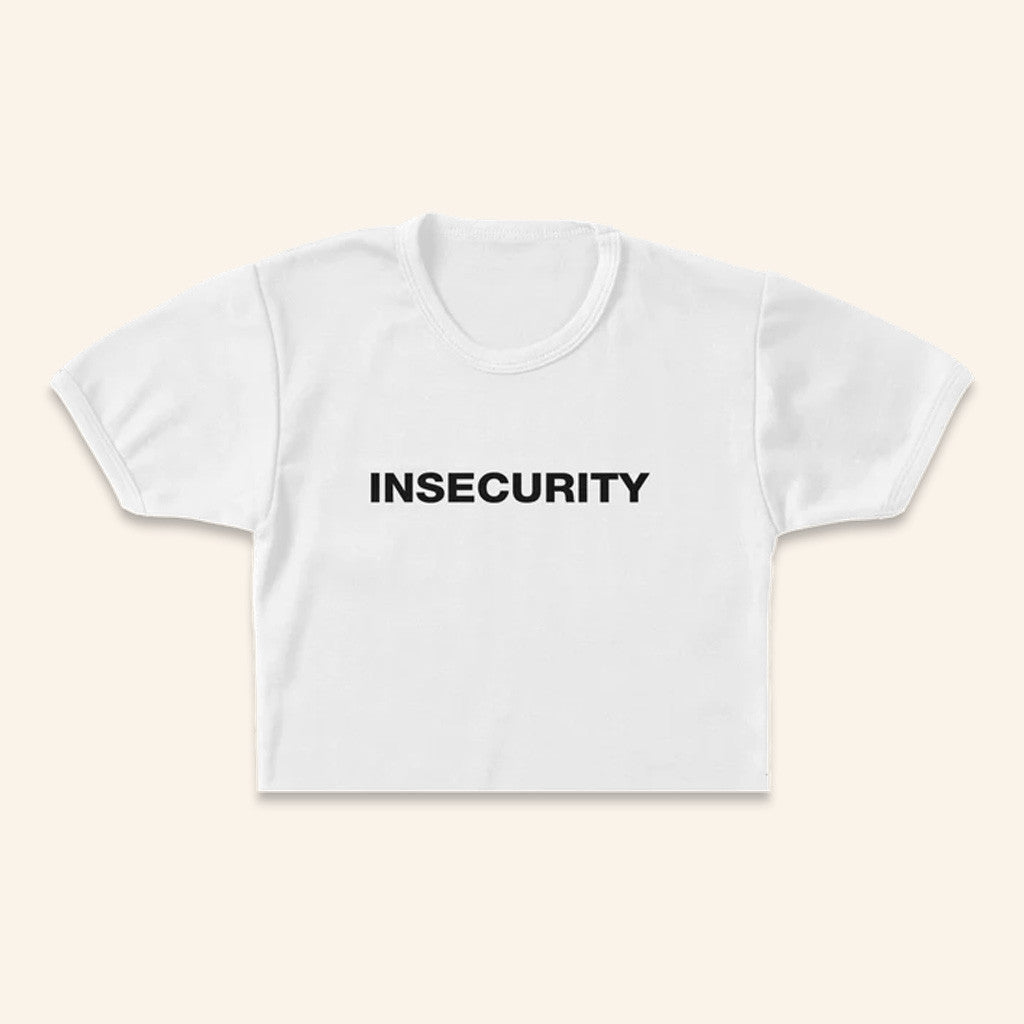 Trippie Redd Merch Insecurity Cropped T-Shirt White Gifts For Her