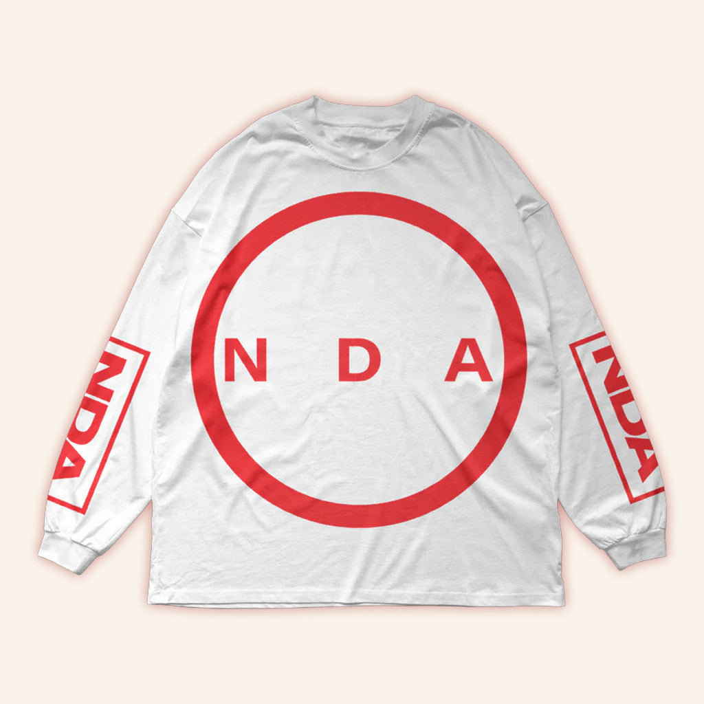 Trippie Redd Merch NDA Circle Long Sleeve T-Shirt White Birthday Gift For Friends