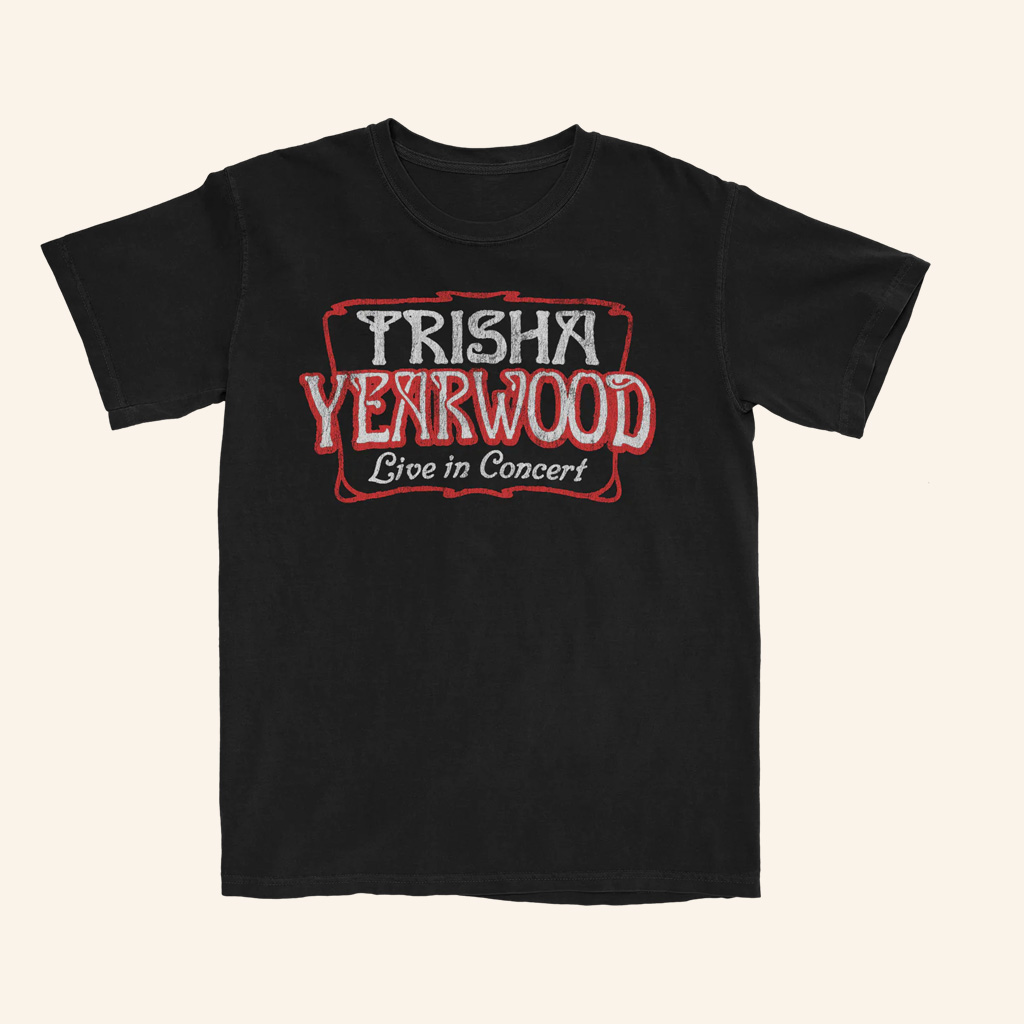 Trisha Yearwood Merch 2025 Trisha Yearwood Black T-Shirt Gifts For Him