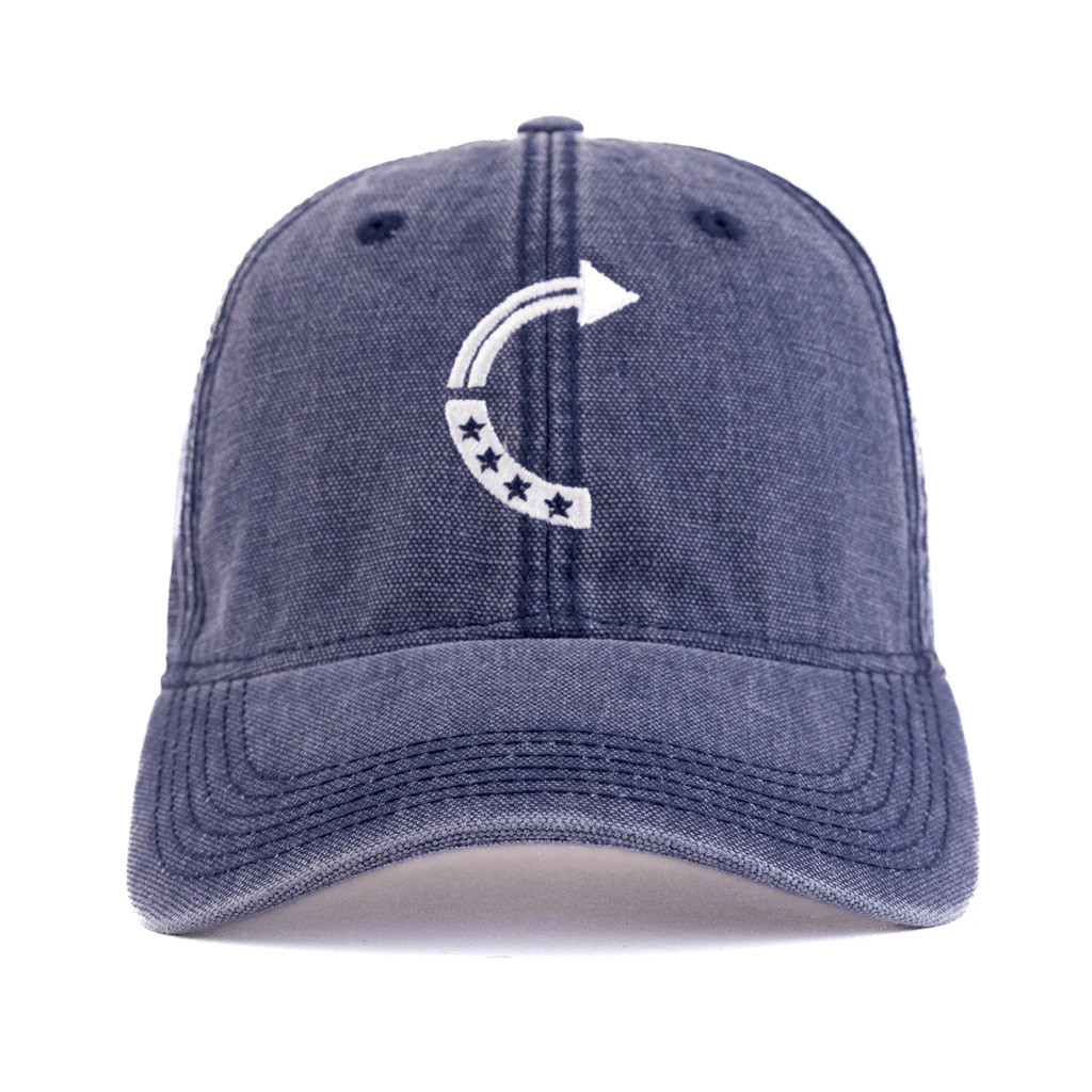 Turning Point USA Hat Embroidered Logo Hat Navy TPUSA Merch Charlie Kirk Merch Husband Gifts