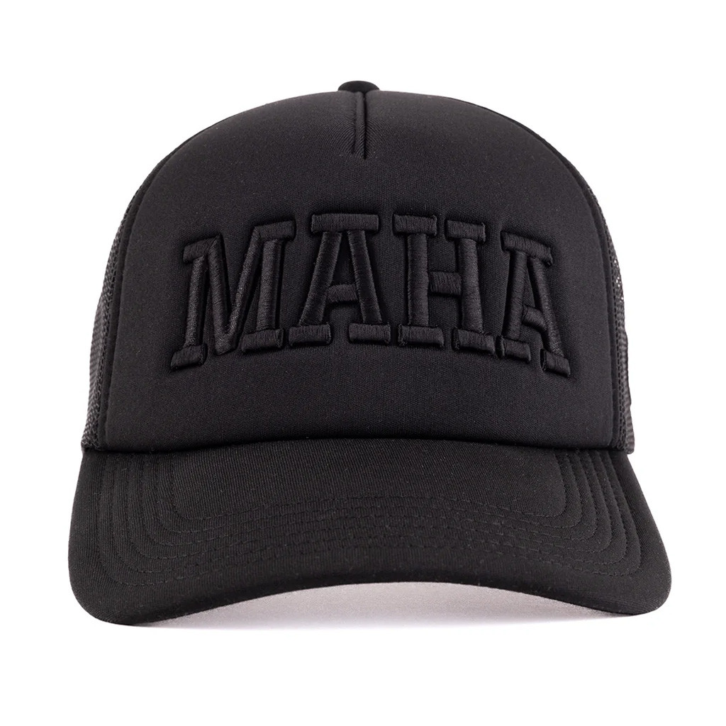 Turning Point USA Hat Embroidered MAHA Trucker Hat Charlie Kirk Merch Hat TPUSA Merch