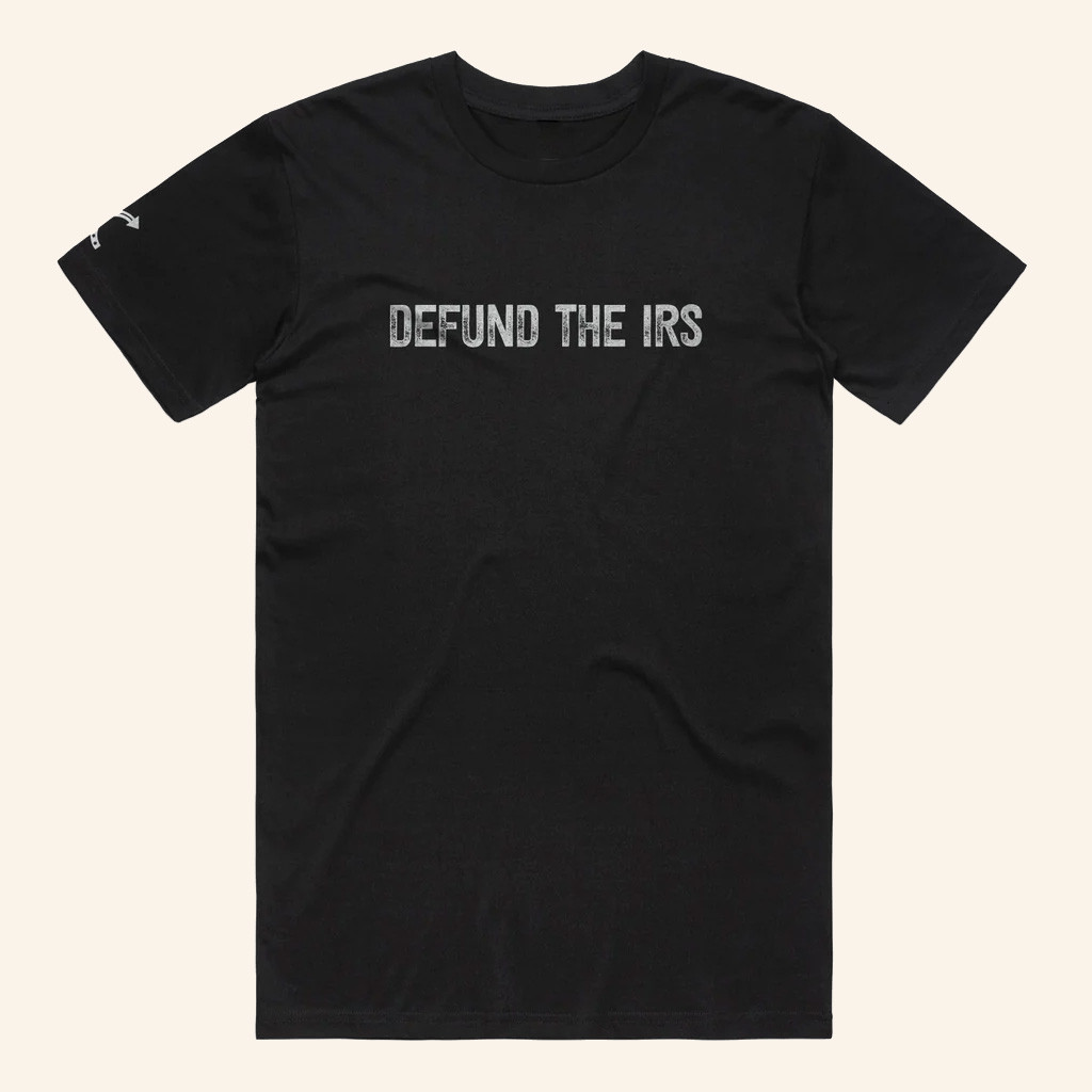 Turning Point USA Shirt Defund The IRS T-Shirt TPUSA Merch Charlie Kirk Merch Father Gifts