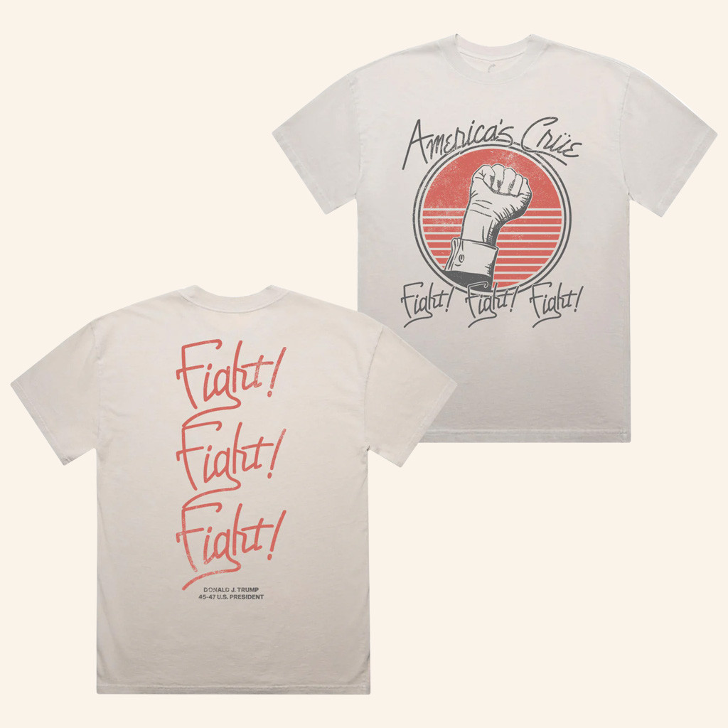 Turning Point USA Shirt Fight Fight Fight America's Crue T-Shirt Charlie Kirk Merch TPUSA Merch