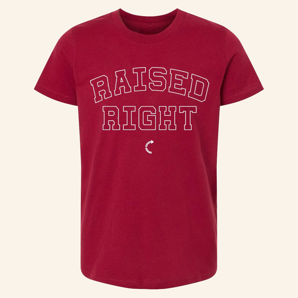 Turning Point USA Shirt Raised Right T-Shirt Charlie Kirk Merch TPUSA Merchandise Him Gifts