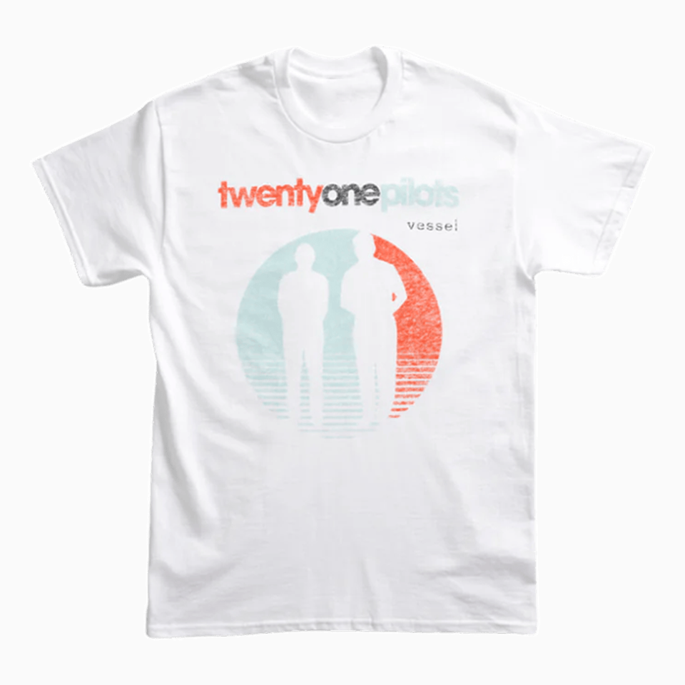 Twenty One Pilots Merch Vessel Retro T-Shirt Birthday Presents For Dad Gifts For Besties