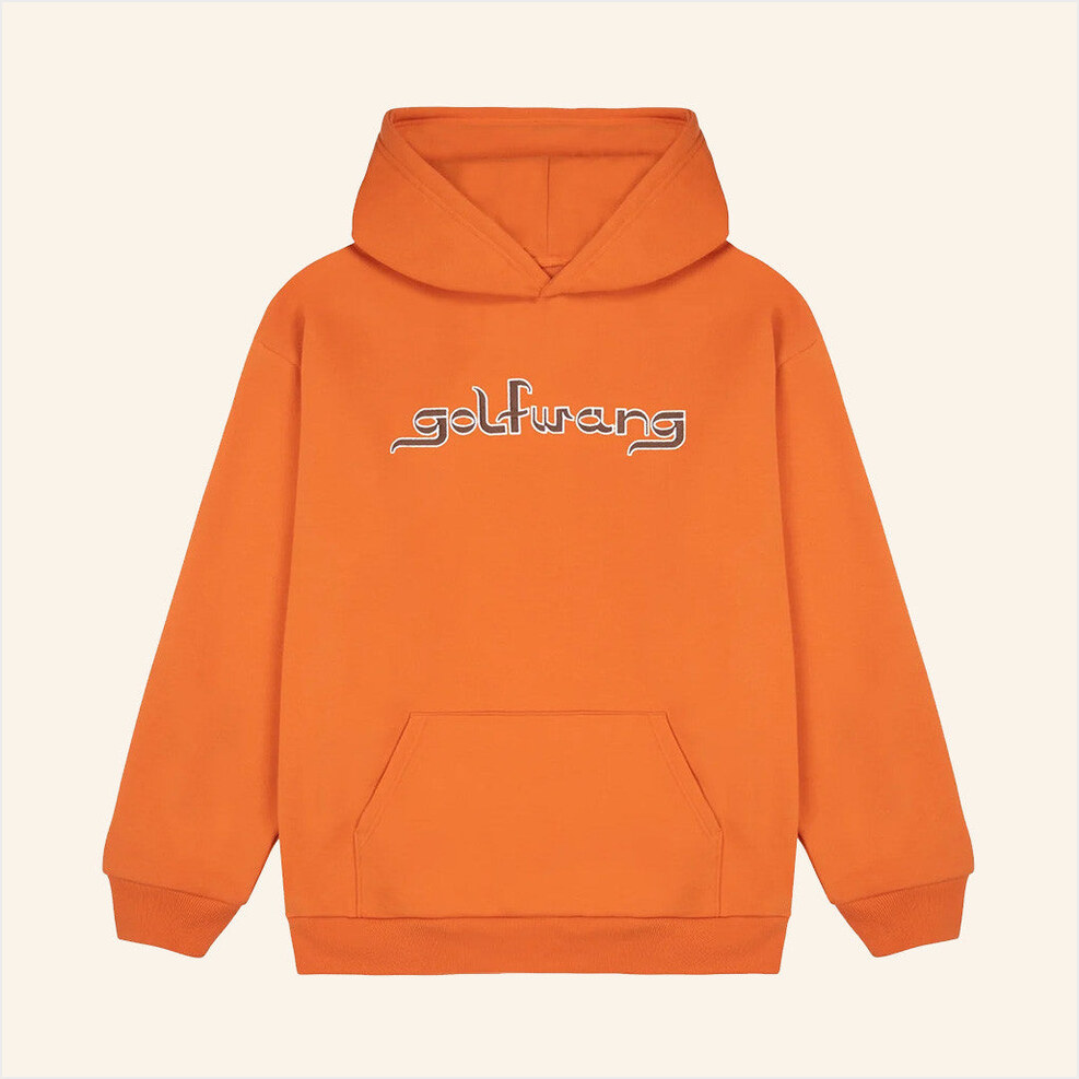 Tyler the Creator Golf Wang Orange Hoodie Fan Merch BFF Birthday Gifts Ideas Christmas Presents