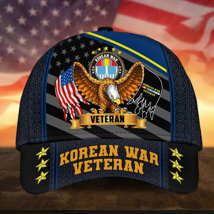 U.S.Korean War Veteran Cap Gift For US Veterans Patriotic