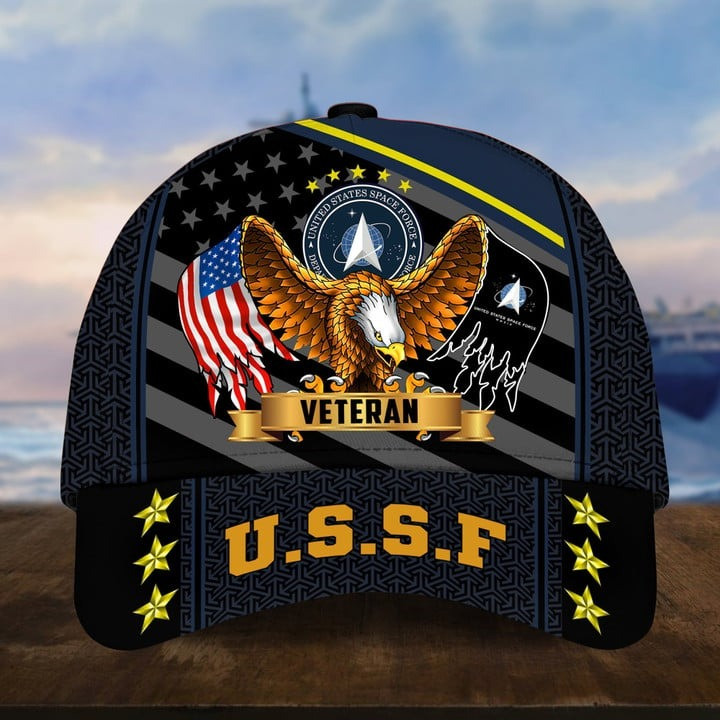 U.S.S.F Veteran Cap Gift For US Veterans Patriotic