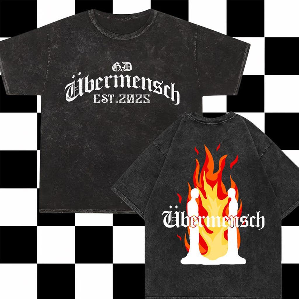 Ubermensch Gdragon World Tour 2025 In US Mineral Wash Shirt GDragon BigBan Shirt G Dragon Merch