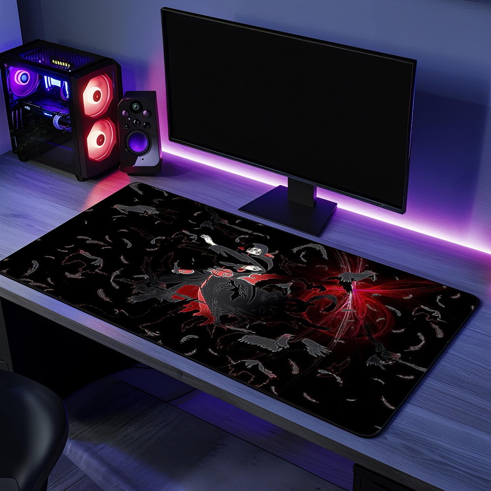 Uchiha Itachi Gaming Mouse Pad Anime Lover Desk Mat Fans Gifts Anime Merch