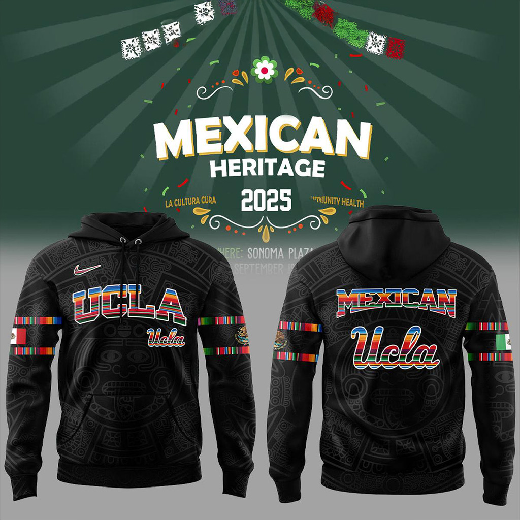 UCLA Bruins Mexican Heritage Night 2025 Hoodie UCLA Bruins Merch Football Gifts For Men