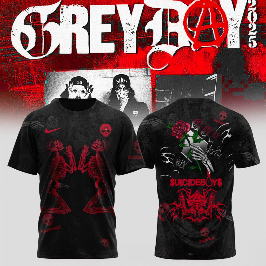 Uicideboy Grey Day Tour Merch 2025 T-Shirt Fan Merch Gifts For Him