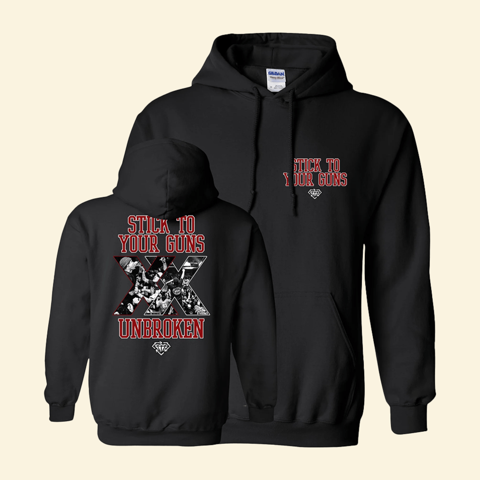 Unbroken Hoodie Stick To Your Guns Merch Cool Gifts For Dad Music Fan Hoodie Best Friend Gifts