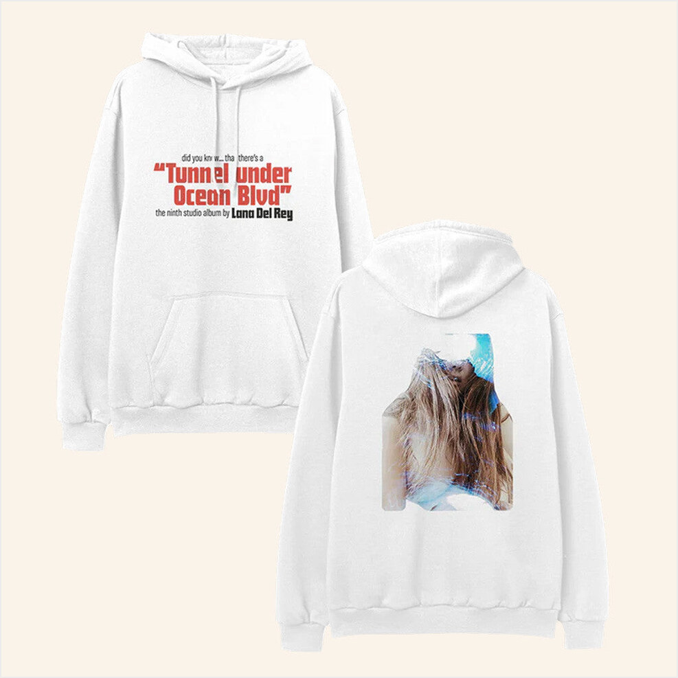 Under Ocean Blvd Hoodie Lana Del Rey Merch BFF Birthday Gifts Ideas Christmas Presents