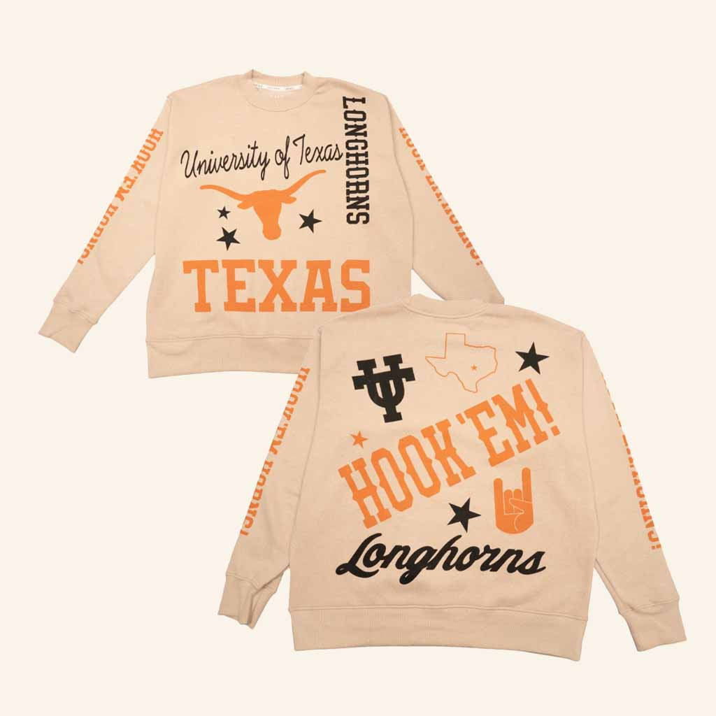 University Co Op Merch Texas Longhorns Kelsey Sweatshirt Birthday Presents For Brother