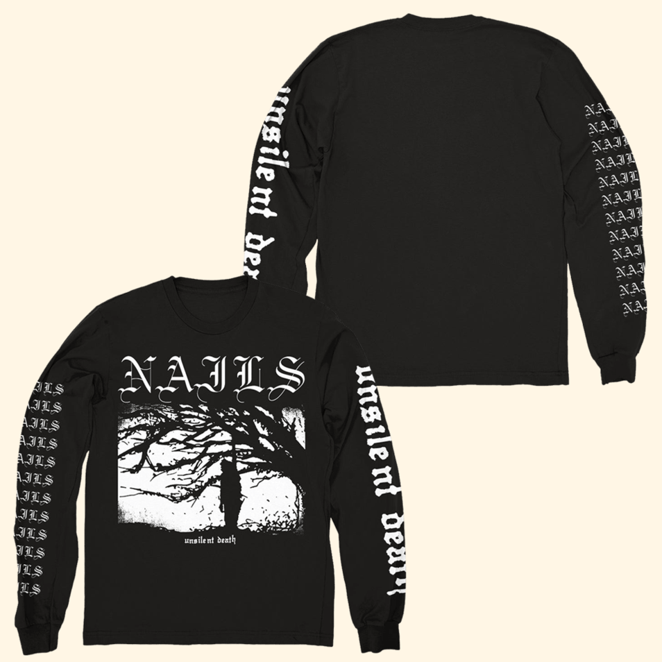Unsilent Death Long Sleeve T-Shirt NAILS merch Gifts For Father's Day Ideas Gifts For Dad