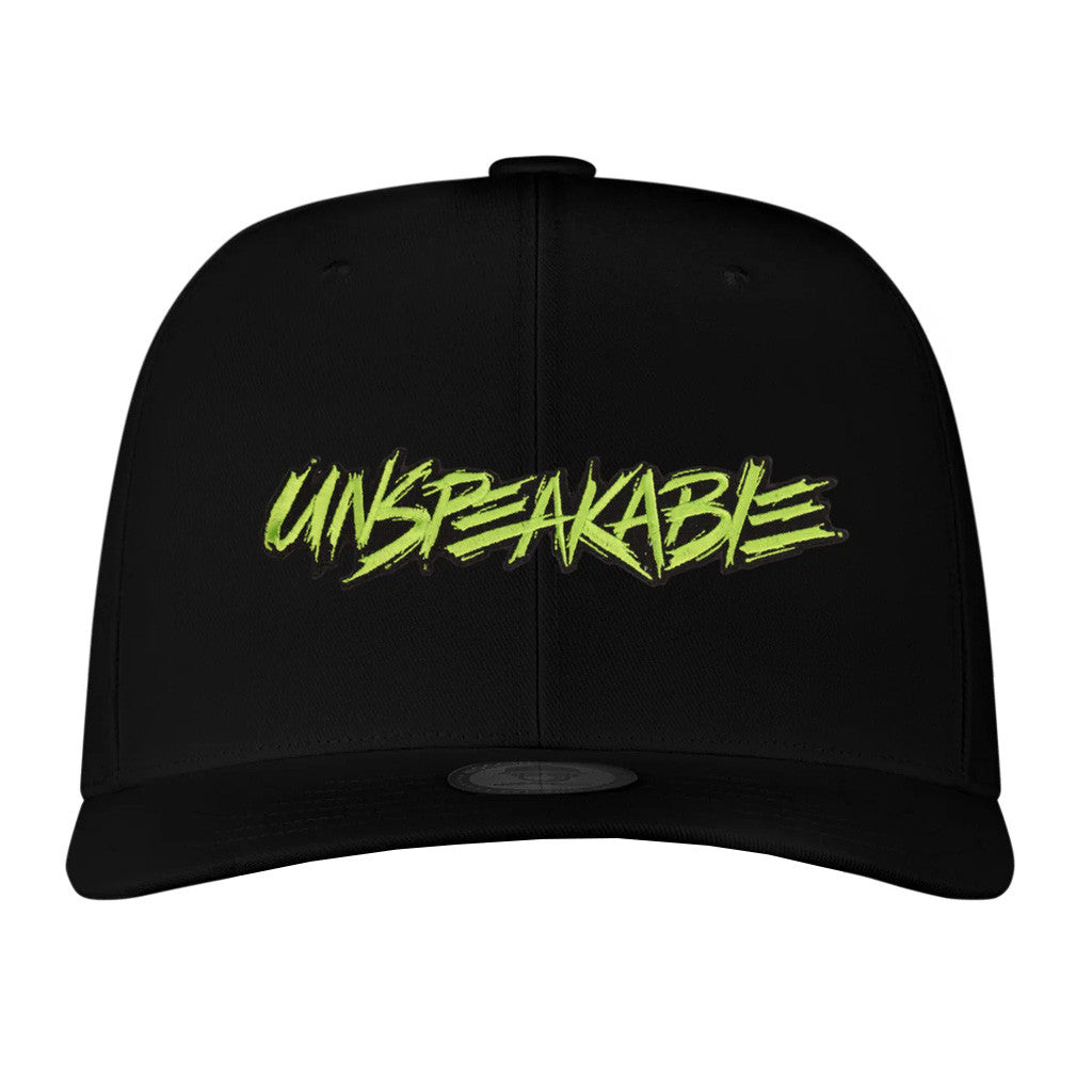 Unspeakable Merch Black Embroidered Hat Gifts For Dudes