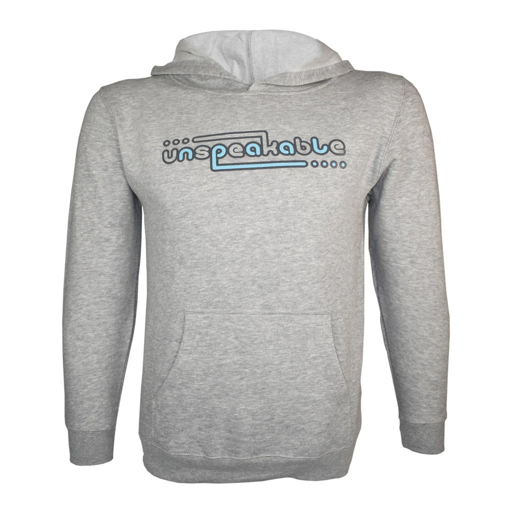 Unspeakable Merch Grey Hoodie Gifts For Friends