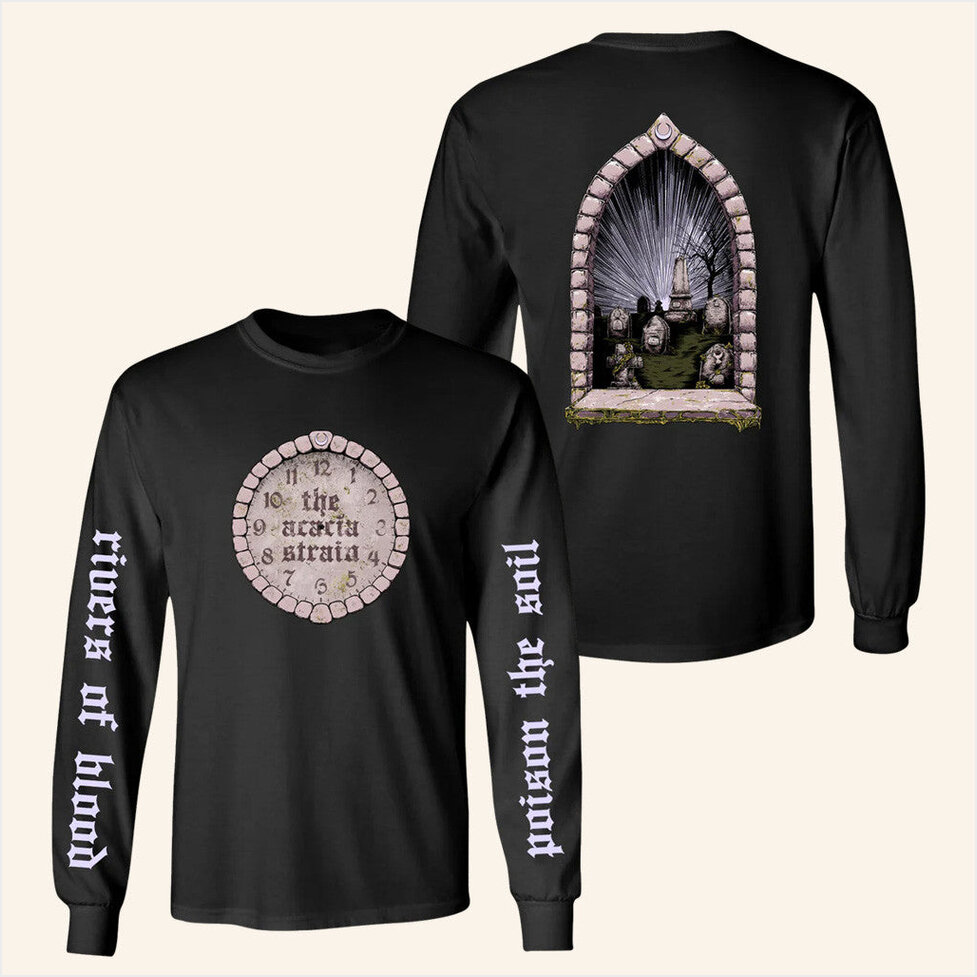 Untended Graves Long Sleeve Shirt The Acacia Strain Merch Best Birthday Gifts For Dad