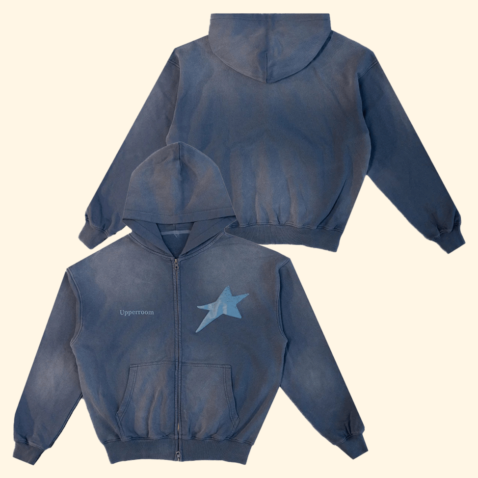 Upperroom Star Zip Hoodie Upperroom Merch Best Birthday Gifts For Husband Gifts For Best Friend