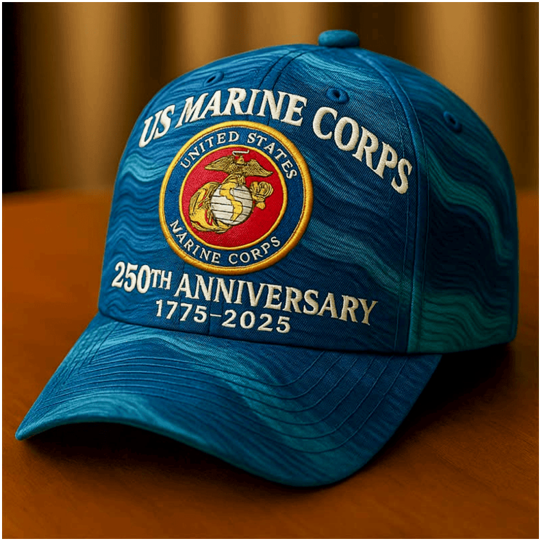 US Marine Corps 250th Anniversary 1775 2025 Hat Proud USMC Patriotic Cap Gifts For Marines