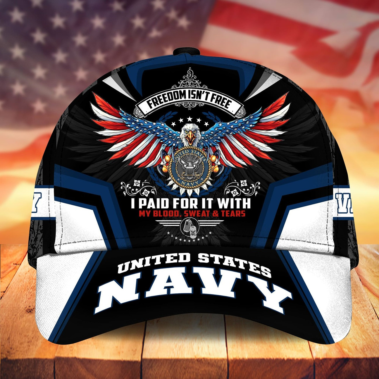 US Navy Eagle Freedom Is Not Free Cap Gift for Military Heroes on Veterans Day