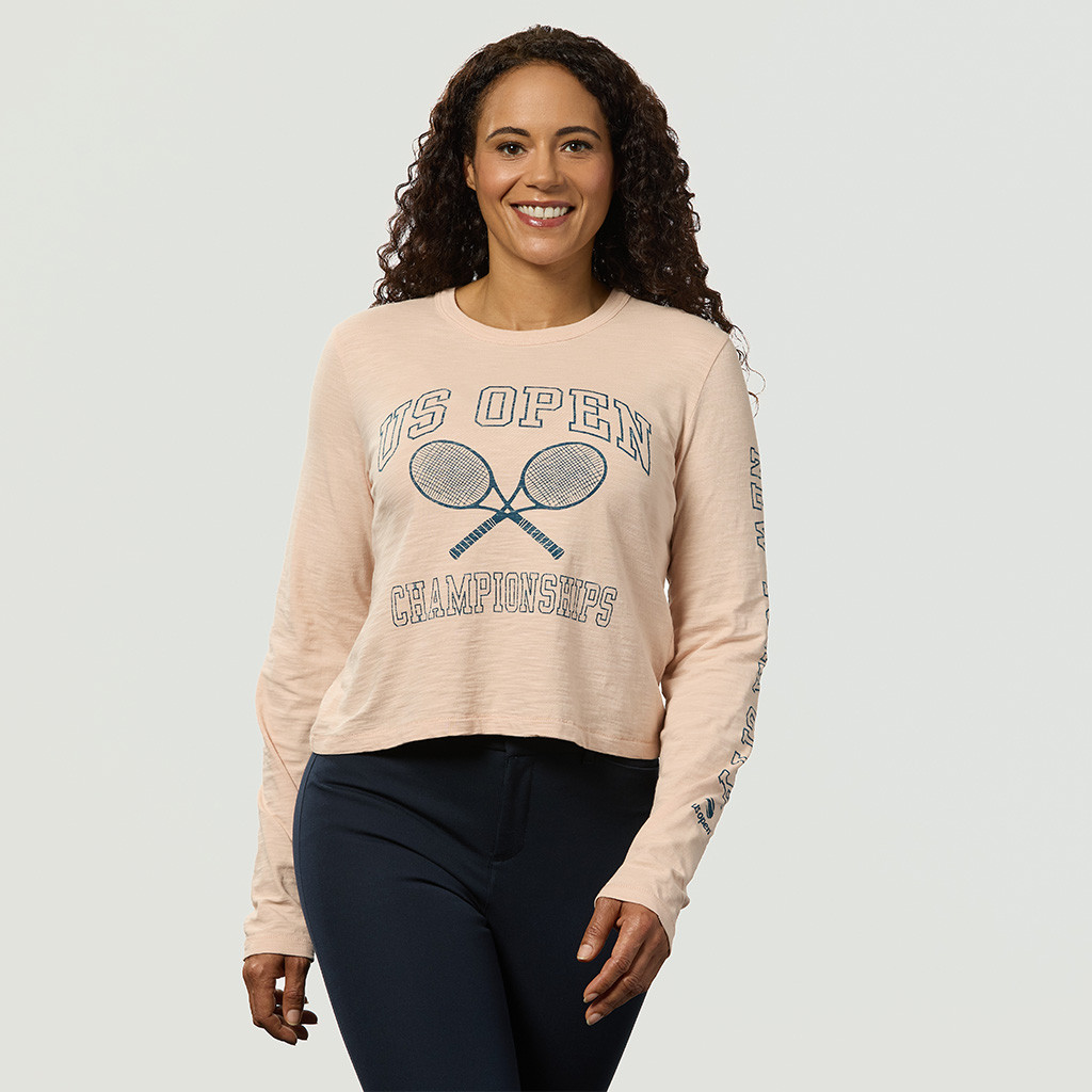 US Open Merch Cross Racquet Championships Long Sleeve T-Shirt Gifts For Mother