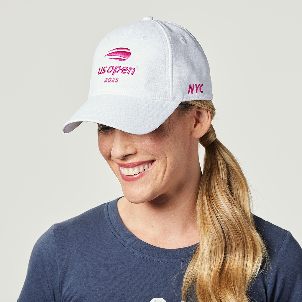 US Open Merch US Open Collection 2025 Embroidered Hat White Gifts For Mother