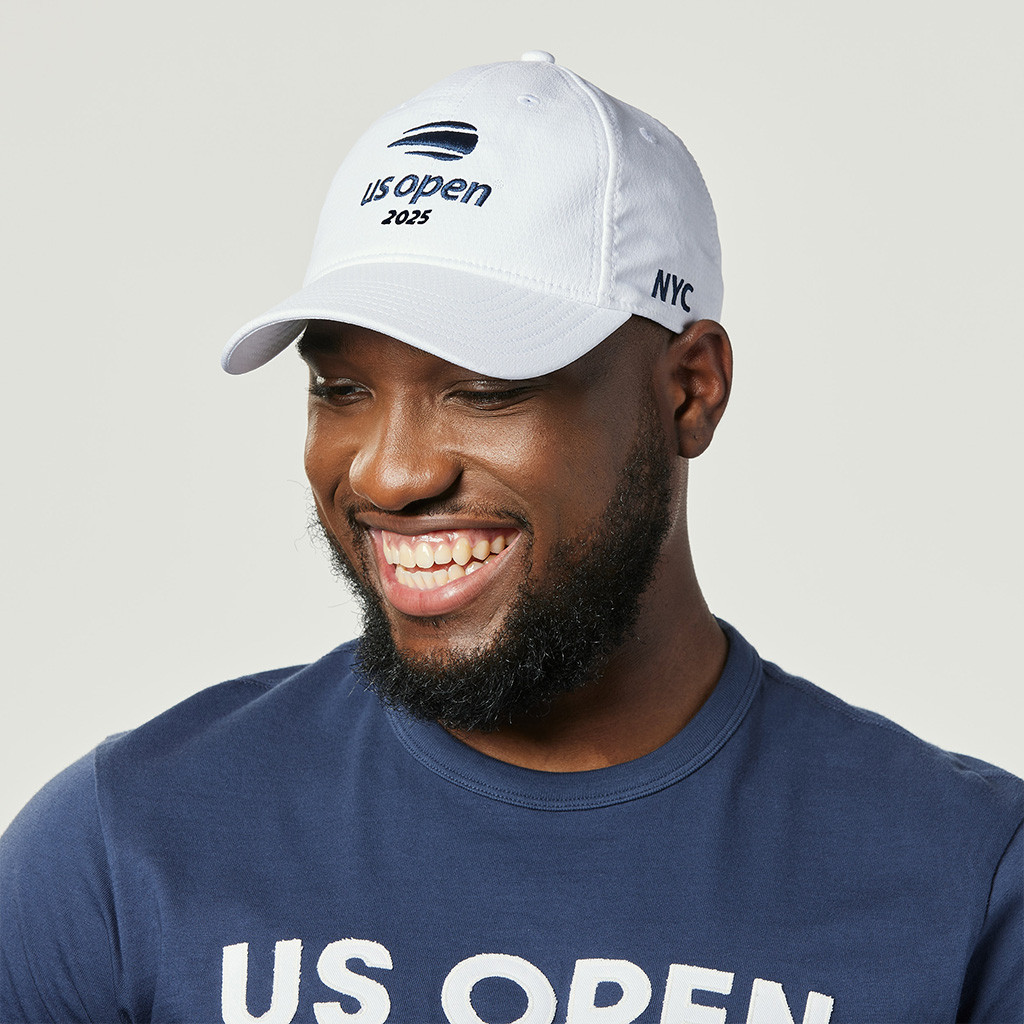 US Open Merch US Open Collection 2025 NYC Hat White Embroidered Gifts For Boyfriend