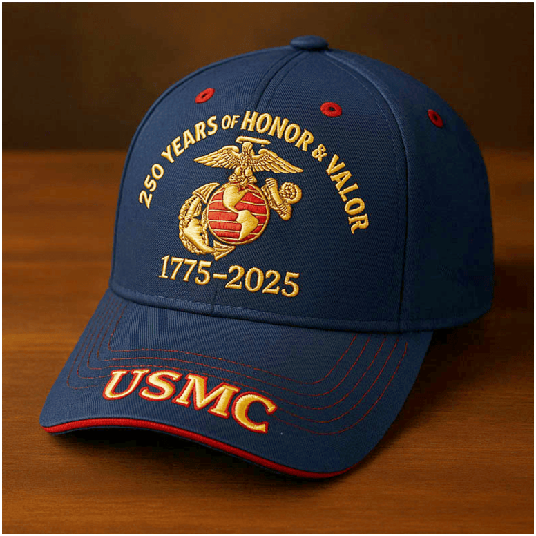 USMC 250 Years Of Honor And Valor 1775 2025 Hat Proud Marines Hat Gifts For Dad Gifts For Fans