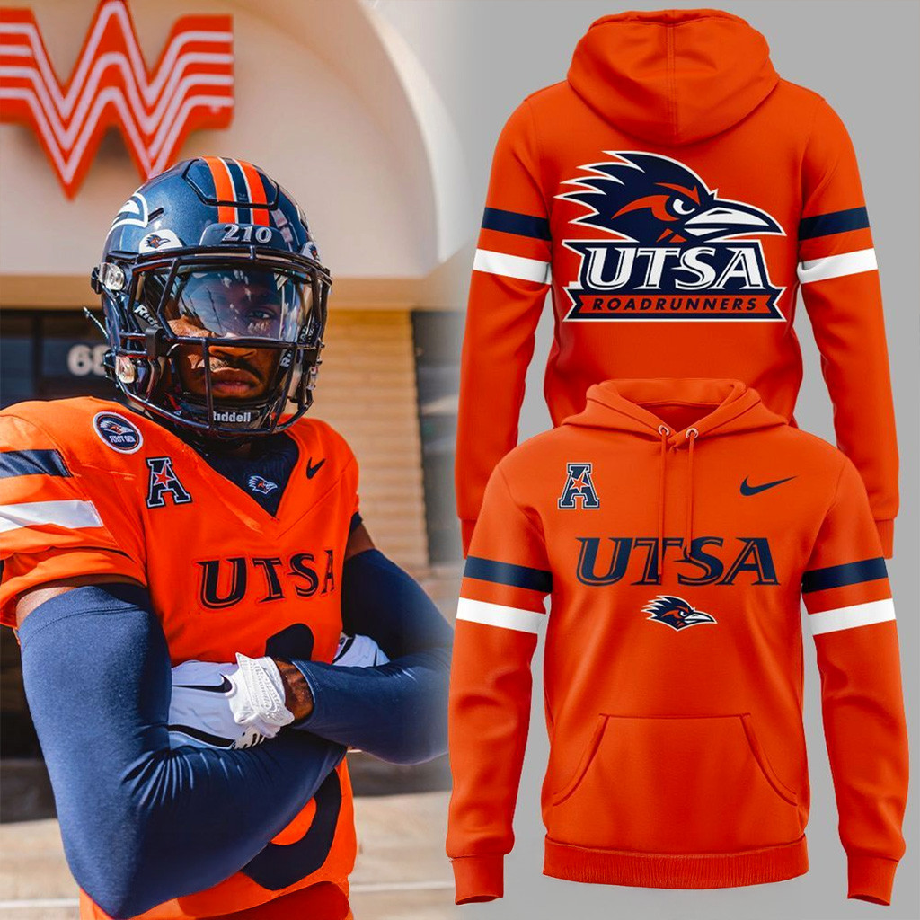 UTSA Roadrunner Blaze Hoodie Utsa Roadrunner Merch Unique Gifts For Football Lovers