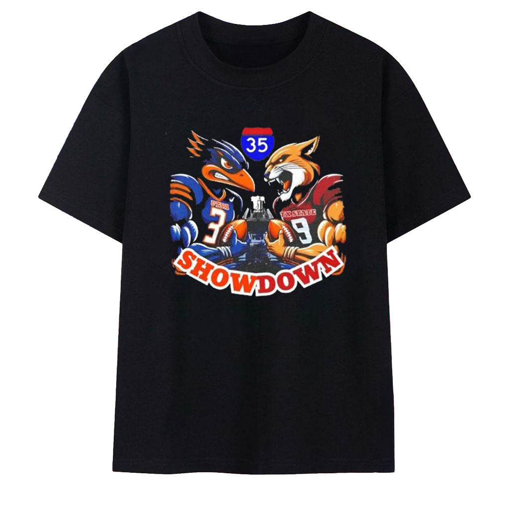 UTSA Vs Texas State Gameday Show Down 2025 T-Shirt Merch Football Fan Gift Ideas