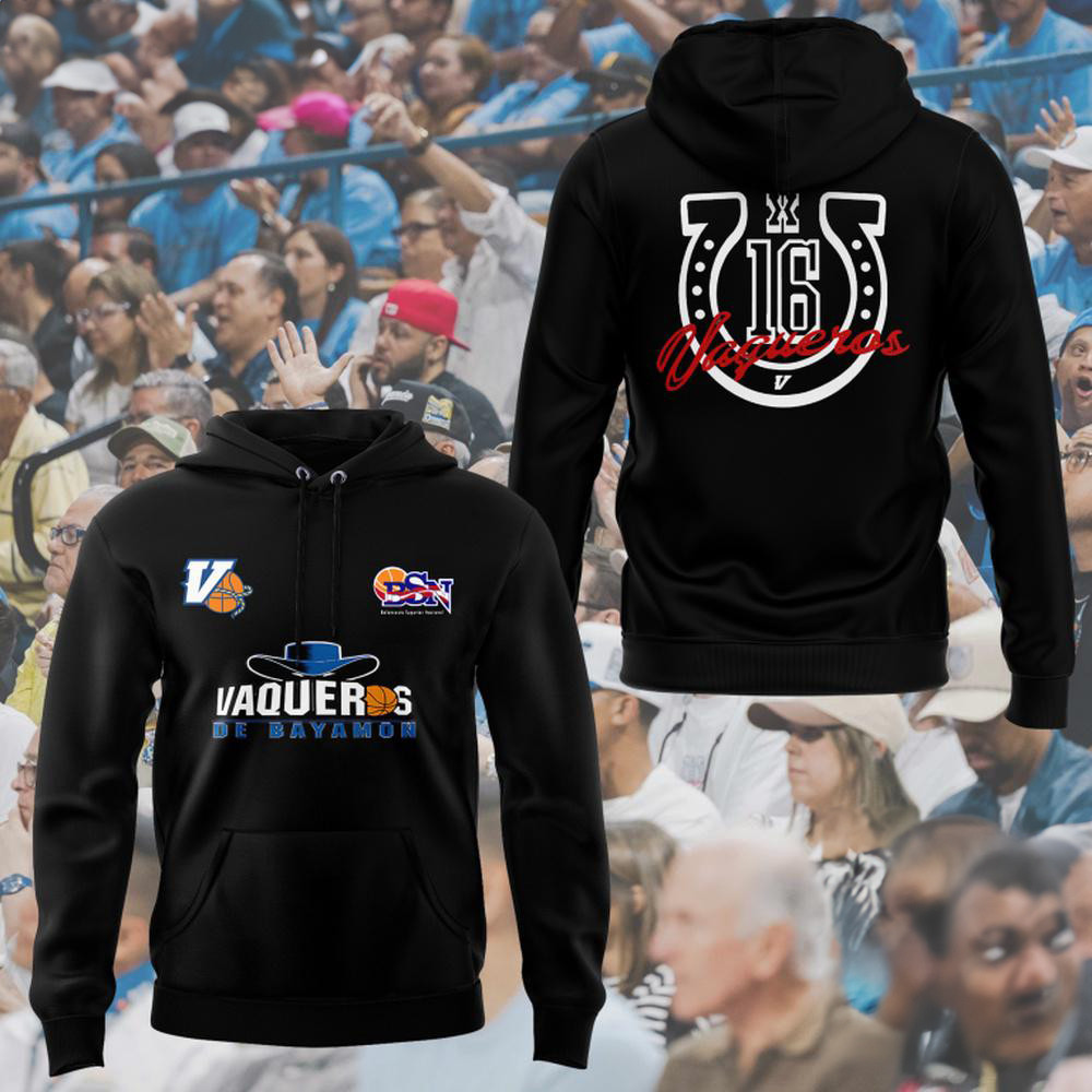 Vaqueros De Bayamon 2025 Play Offs Bsn Hoodie Best Gifts For Basketball Lovers