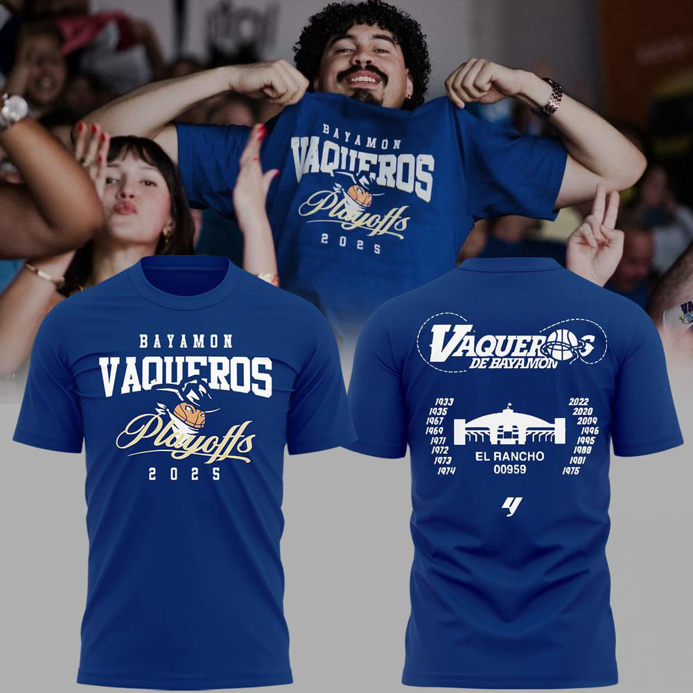 Vaqueros De Bayamon 2025 Play Offs Bsn T-Shirt Basketball Fan Gift Ideas