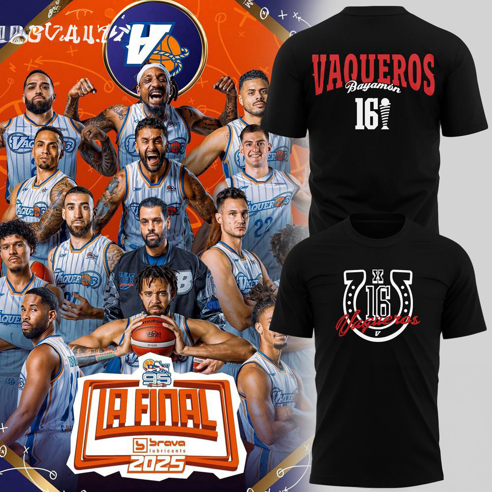 Vaqueros De Bayamon A La Final Brava 2025 Logo Team Design T-Shirt Gift For Fans