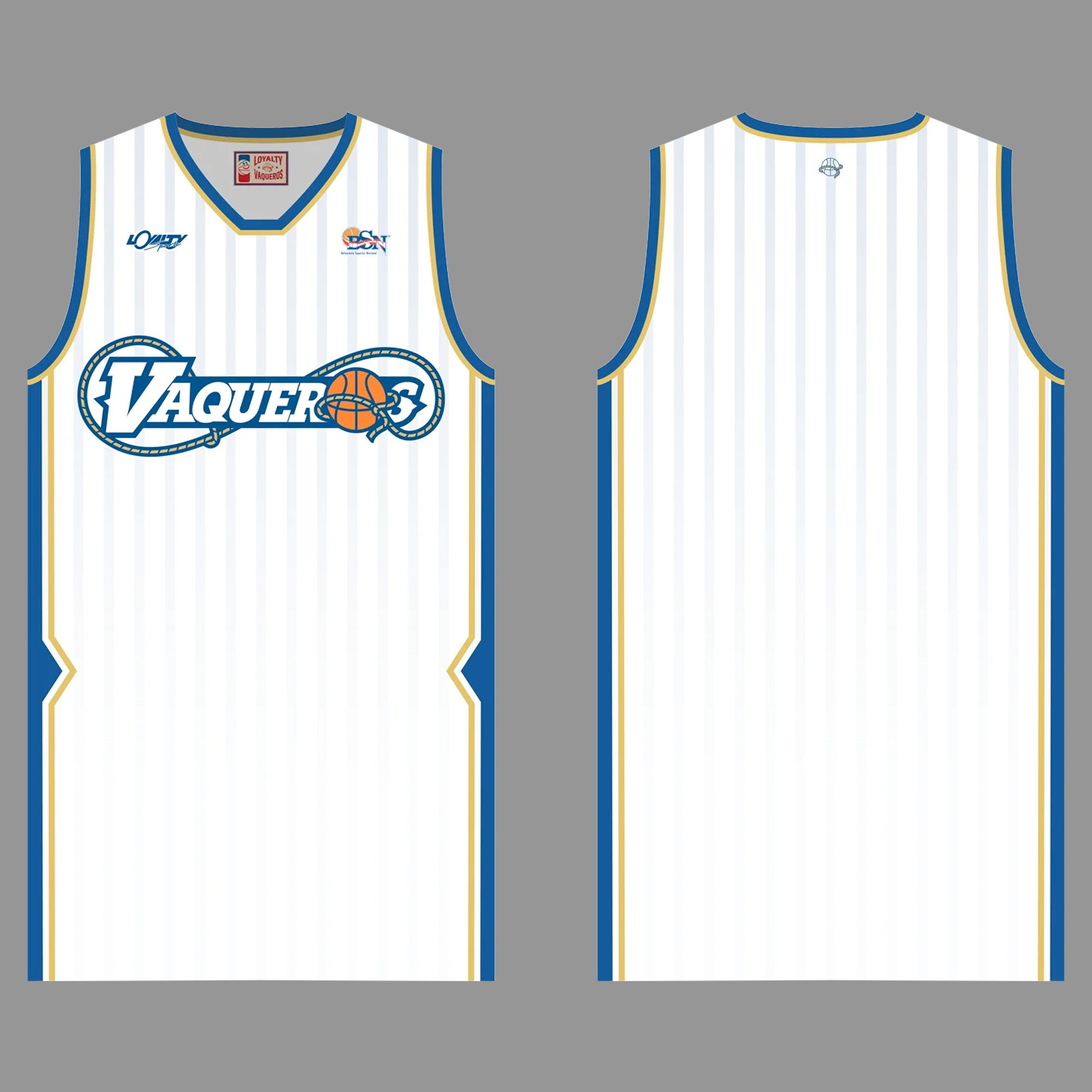 Vaqueros De Bayamon Preventa White Jersey Presents For A Basketball Player