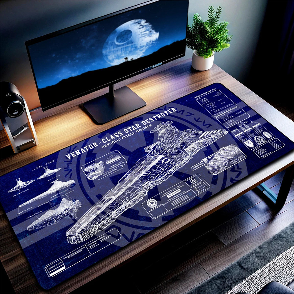 Venator Class Star Destroyer Desk Mat Star Wars Gifts For Husband