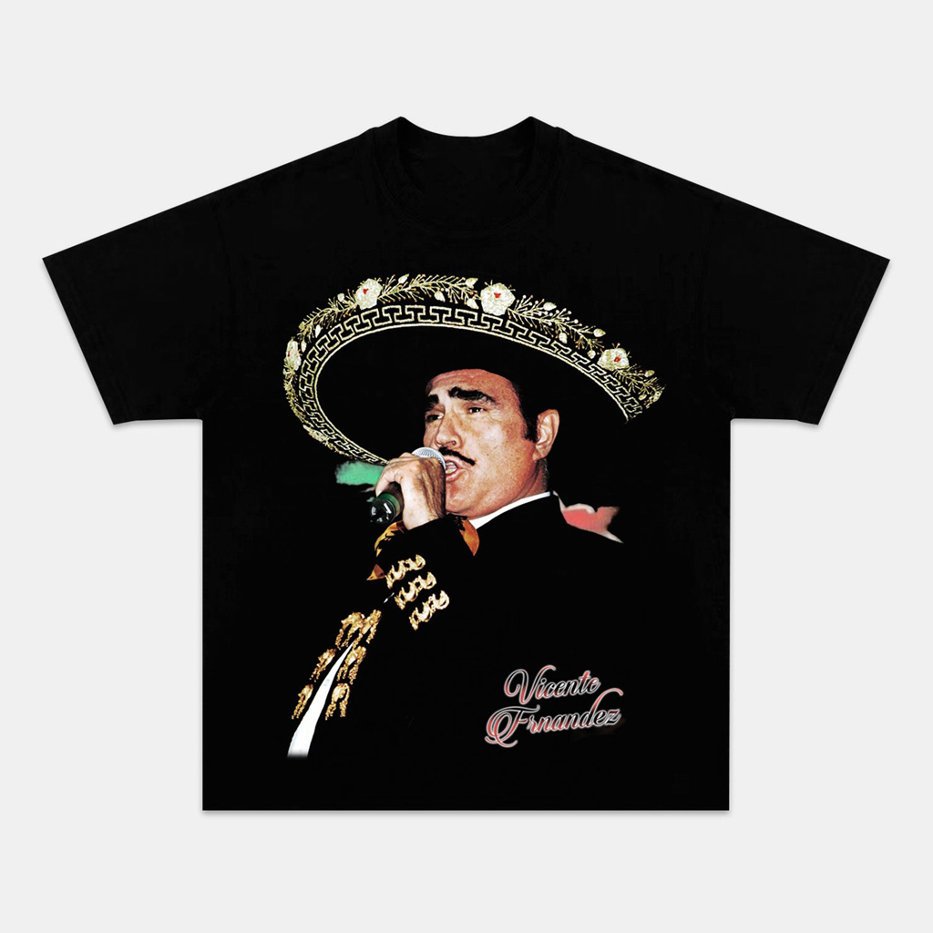 Vicente Fernandez 2 0 Graphic T-Shirt Fan Merch Christmas Presents
