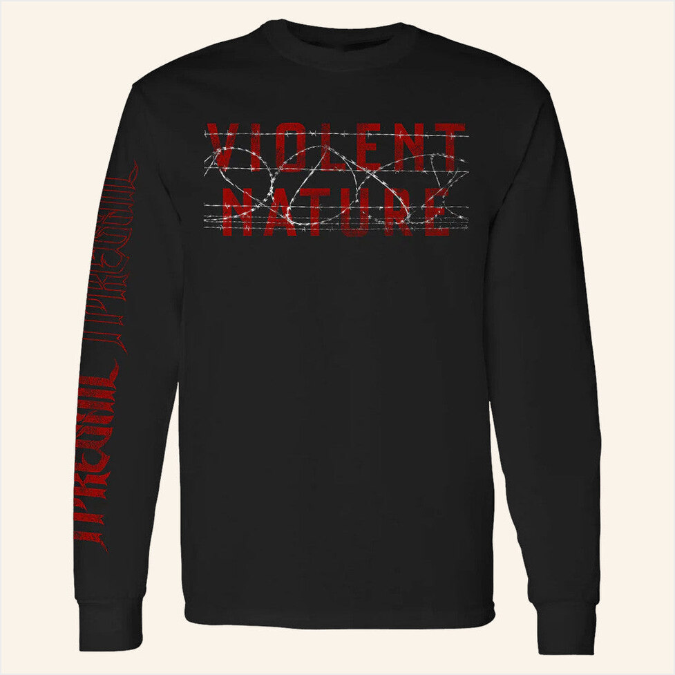 Violent Wire Long Sleeve T-Shirt Fearless Records Merch Best Birthday Gifts For Boyfriend