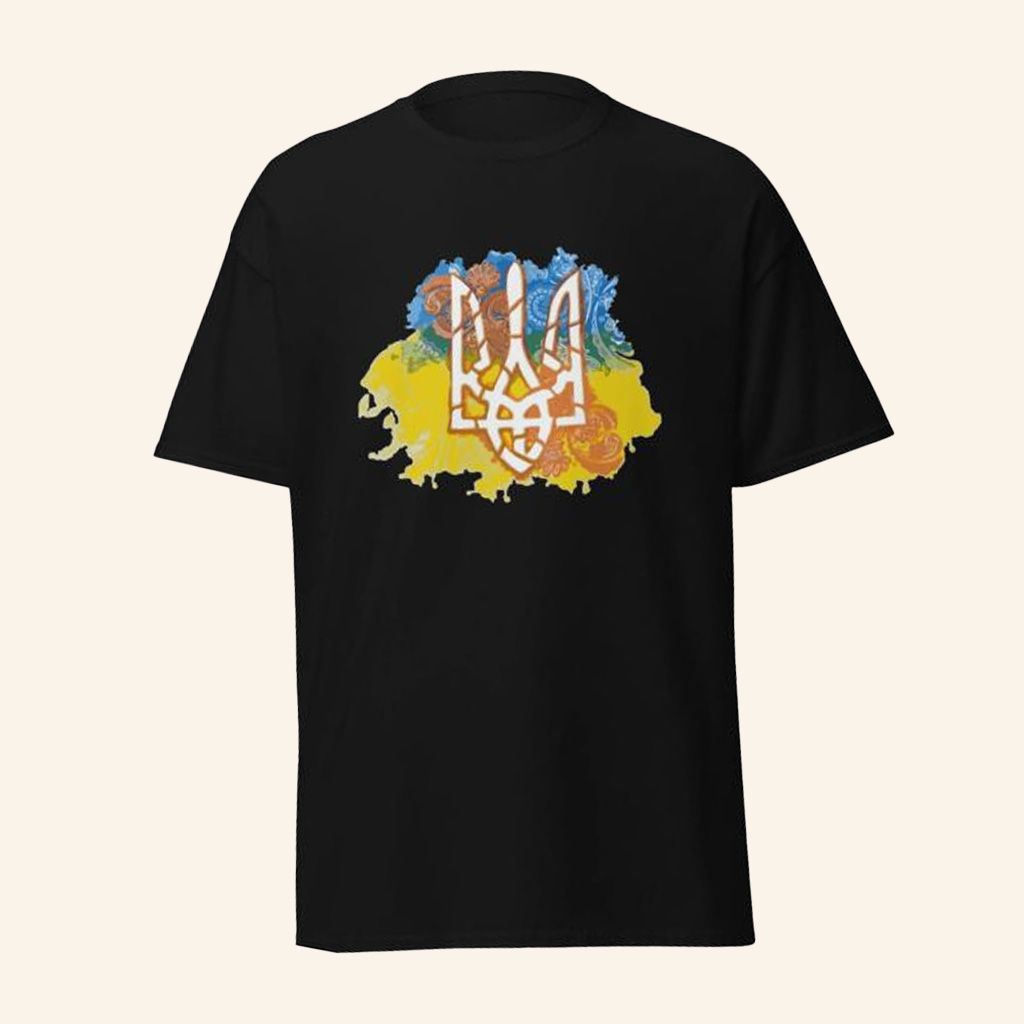 Visit Ukraine Merch Ukrainian Trident Shirt Gifts For Patriots