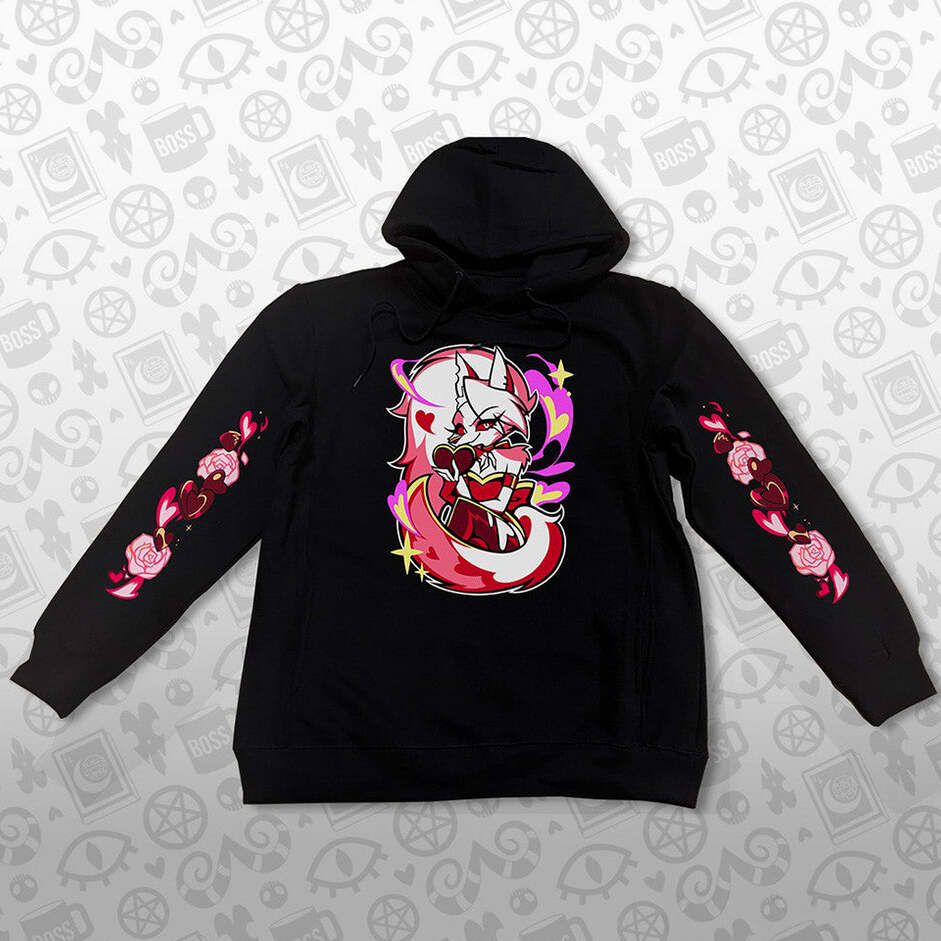 Vivziepop New Merch Hoodie For Fan Hazbin Hotel Merch Anime Lover Gifts Gifts For Best Friend