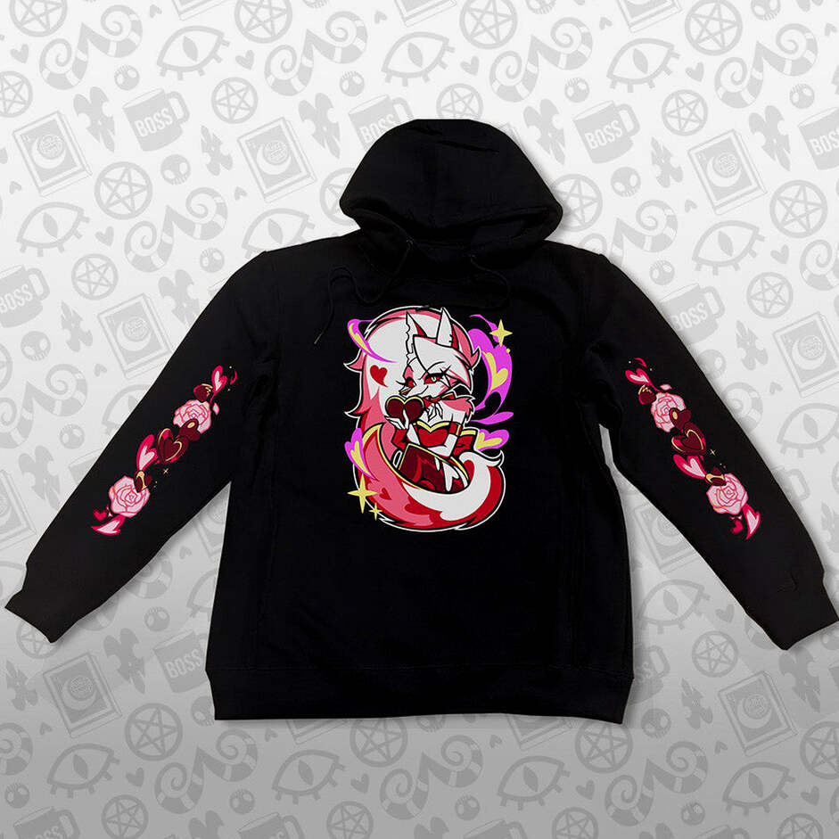 Vivziepop New Merch Hoodie For Fan Hazbin Hotel Merch Anime Lover Gifts Gifts For Best Friend