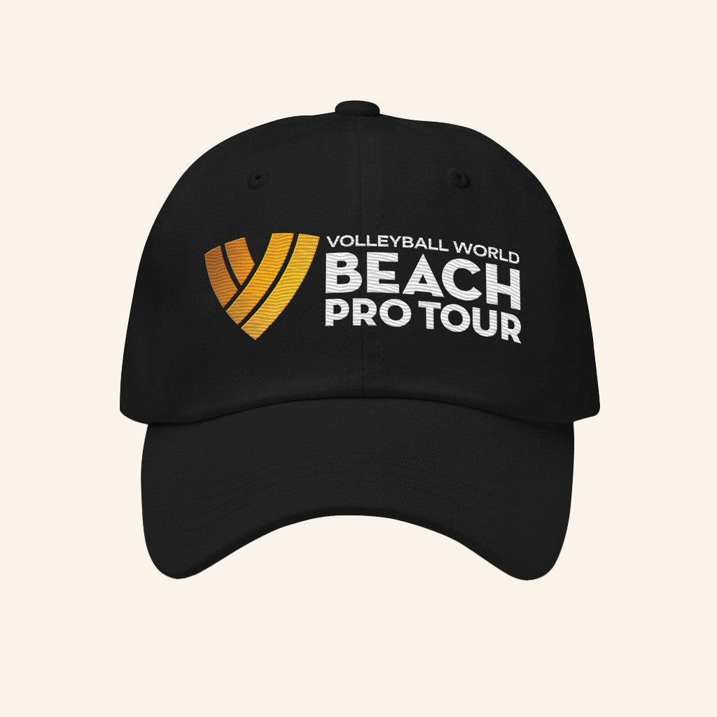 Volleyball World Merch Beach Pro Tour Logo Embroidered Hat Gifts For Father