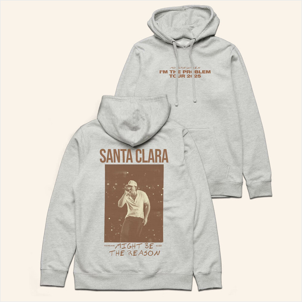 Wallen I'm The Problem Tour Hoodie Morgan Wallen Santa Clara Merch Fan Merch Christmas Presents