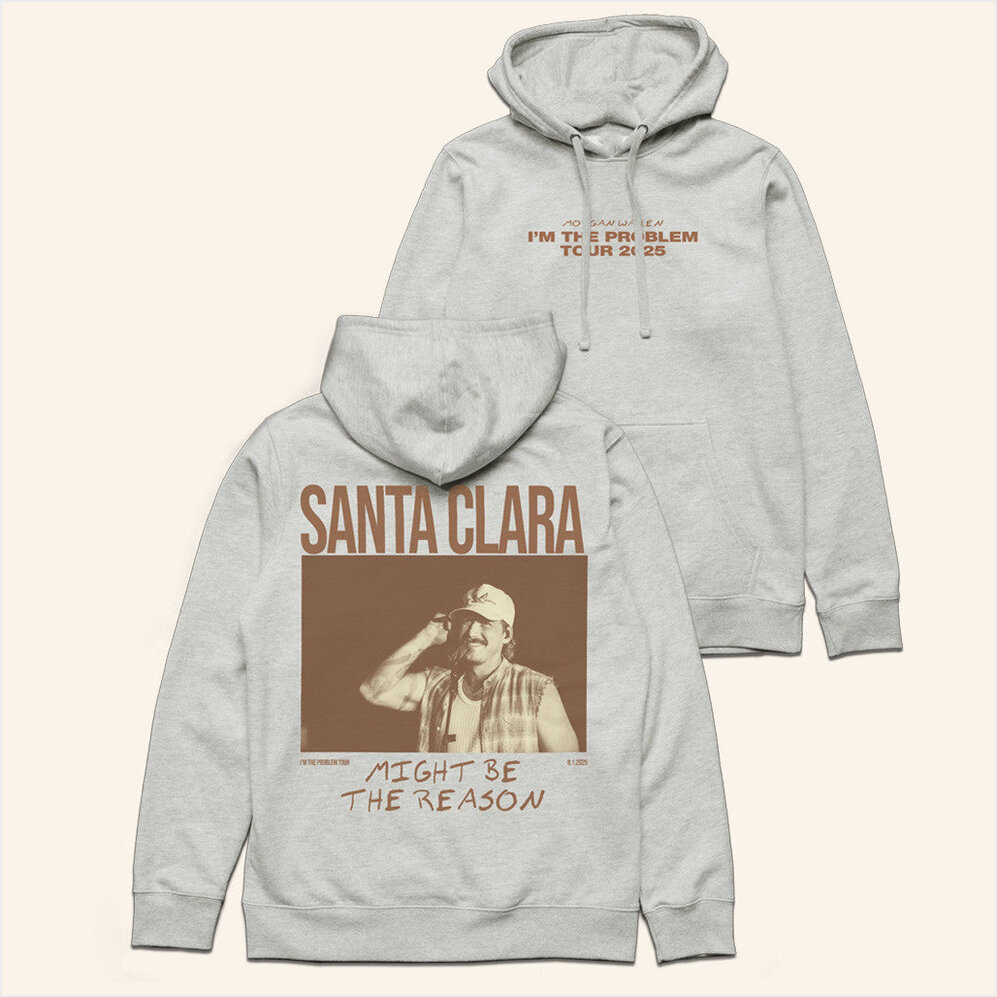Wallen I'm The Problem Tour Hoodie Morgan Wallen Santa Clara Merch Husband Birthday Gifts