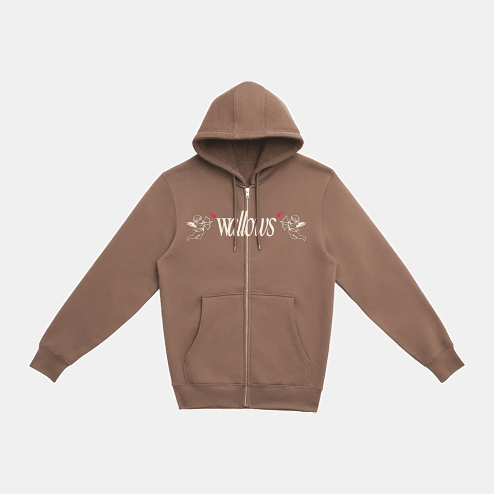 Wallows Merch Wal Angel Zip Hoodie Rock Band Fans Gifts For Wife Birthday Gifts For Besties