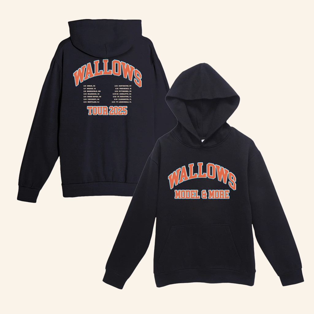 Wallows Music Merch Wallows Tour 2025 Hoodie Model And More Clothing Gifts For Fans