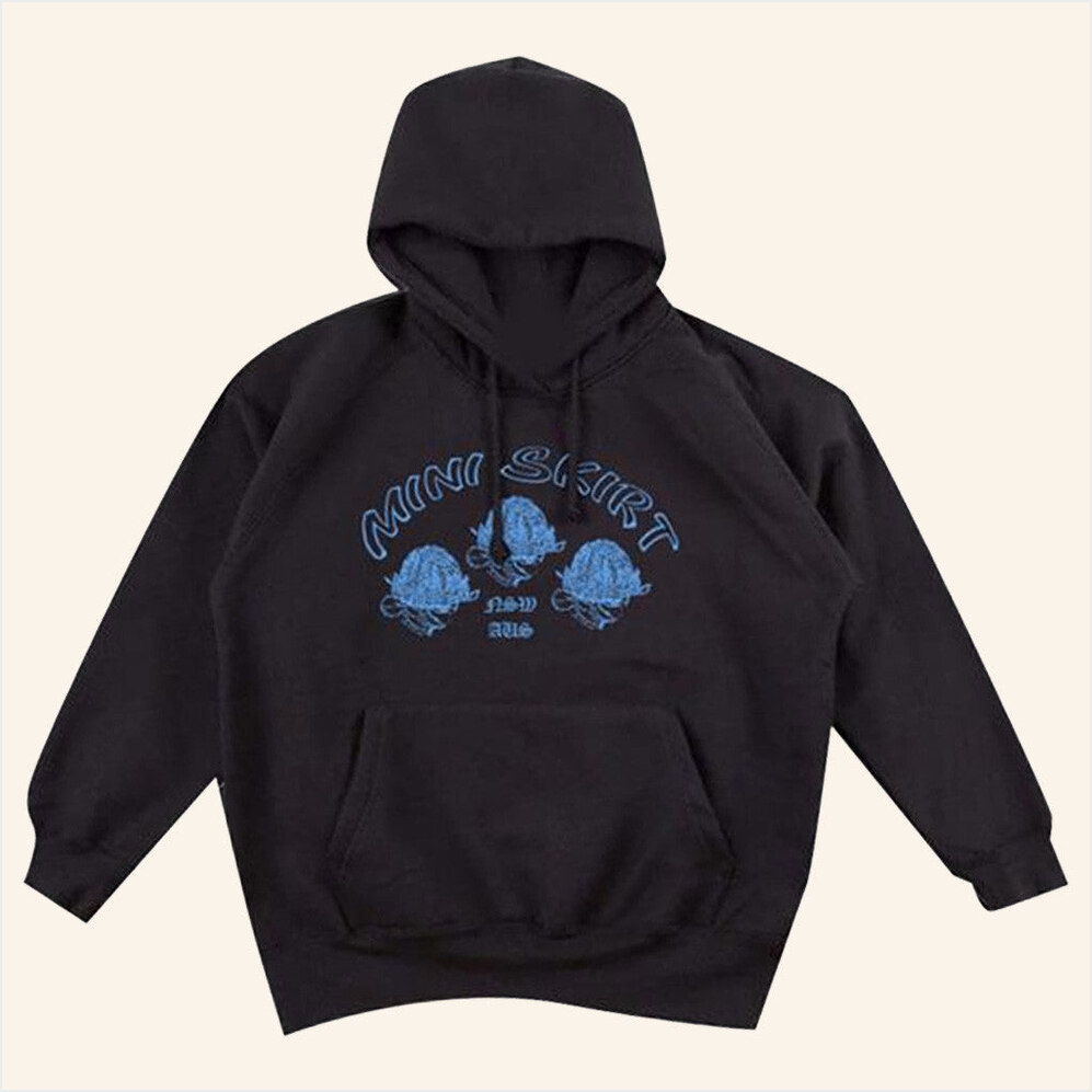 Waratah Black N Nsw Blues Hoodie Miniskirt666 Merch Birthday Gifts For BFF Christmas Presents