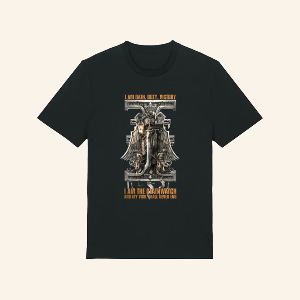 Warhammer Merch Premium Deathwatch I Am The Deathwatch T-Shirt Him Gifts