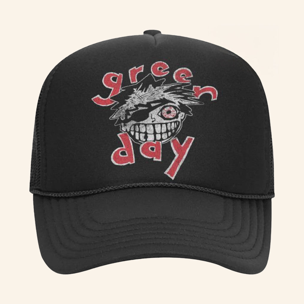 Warner Music Merch Green Day Bastard Trucker Hat Gifts For Him